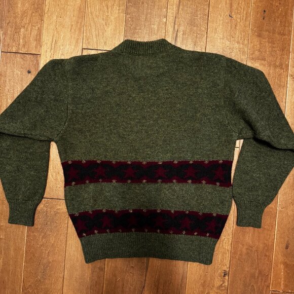 Vintage Sisley Wool Christmas Sweater | Made in Italy | Size M/L - Picture 5 of 7